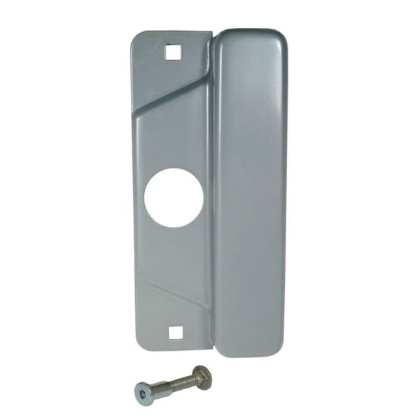 Don-Jo 3-1/2" x 8" Latch Protector Cylinder Plate for Electric Strike with EBF Fasteners ELP208EBFSL - main
